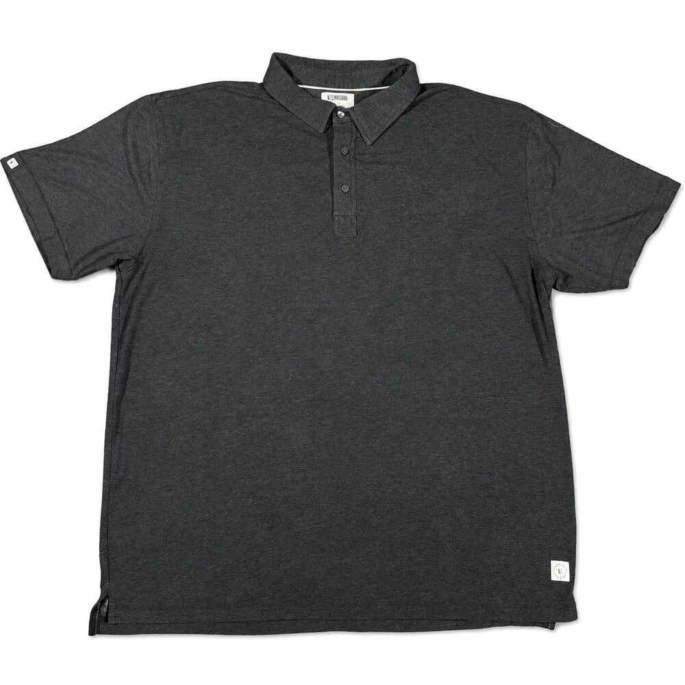 Lot 2 Linksoul Mens XXL Polo Shirts Dark Teal Heather Tempus Fugit Golf Organic - Picture 7 of 9